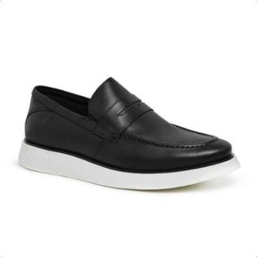 Imagem de Sapato Loafer Rafarillo Masculino Couro Preto 1604_00P-Masculino