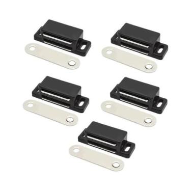 Imagem de Fechos Magnéticos De Plástico Branco Para Portas De Armário, 12 Peças,