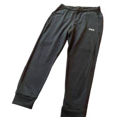 Imagem de Calça Masculina Infantil Fila Smile Algodão Bolsos Dia a Dia-Masculino