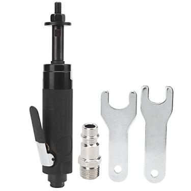 Imagem de Máquina de polimento pneumática portátil, lixadeira de ar reto, moedor de polidor, entrada de ar de 1/4 pol. para móveis de madeira, gravuras de joias, liga de aço 240 mm (Estilo UE)