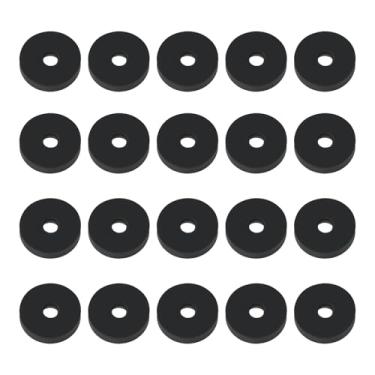 Imagem de LT Easiyl 20 peças 1/5.1 cm BSP tipo B arruelas de válvula de drenagem de borracha 12 x 4,25 x 2,5 mm compatível com caldeiras cilindros de água quente