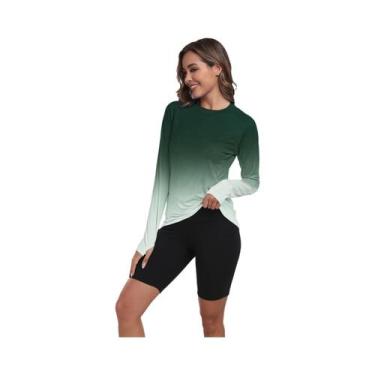 Imagem de Camisa De Proteção UV De Manga Longa Para Mulheres, Leve E De Secagem 