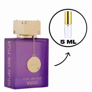 Imagem de Perfume Feminino Árabe Club de Nuit Maleka Armaf EDP Original 2ml 5ml,