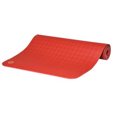 Imagem de YOGATERIA Bodhi Tapete Yoga Ecopro Diamond | 6 mm de espessura | 100% Borracha Natural Eco | Aderência Conforto | Para Práticas básicas e avançadas | 185x66 cm (Vermelho)
