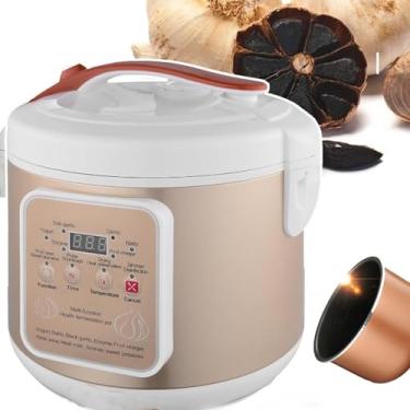 Imagem de MáQuina Fermentadora De Alho Preto De 6 Litros,Pote De FermentaçãO RáPida De 7 A 14 Dias, Controle Preciso De Temperatura De Tempo - Natto, Iogurte, Kimchi, Fermentador De Vinho,Brown