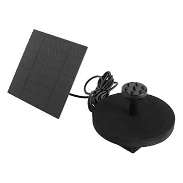 Imagem de Domary Fonte de água Solar Bomba Ao Ar Livre Pequeno Submersível Pássaro Banho Fonte Kit para Lagoa Jardim Piscina 120cm Elevador