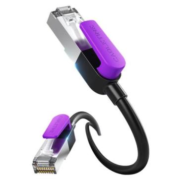 Imagem de Cabo De Rede Cat8 Ethernet Lan Rj45 40Gbps 2000Mhz 1m - CableTime