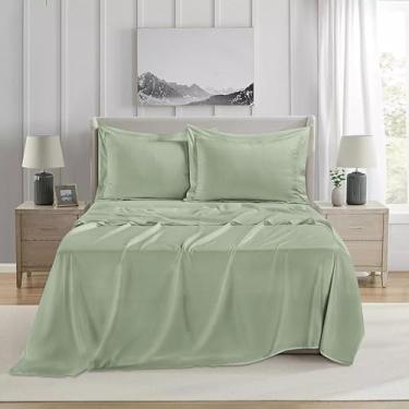 Imagem de Jogo De Lençol Queen 1000 Fios Thousand Qualidade Premium Toque Suave Conforto Supremo 4 Peças