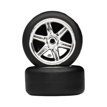 Imagem de Rodas De Carro Em Miniatura 1/64 Com Revestimento Eletroplated Em Prat