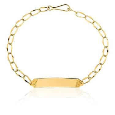 Imagem de Pulseira Infantil Ouro Melindrosa Bebê 18k 13,0 Centímetros - MAEHLER 