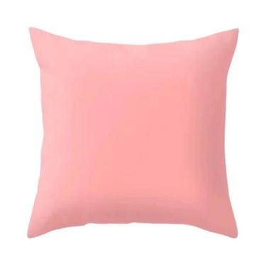 Imagem de Capa De Almofada De Poliéster Rosa, Branca, Preta E Verde 45x45cm Para