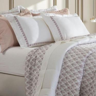 Imagem de Jogo De Cama Queen 300 Fios Kacyumara Satinee 04 Peças Nissi - Casa K 