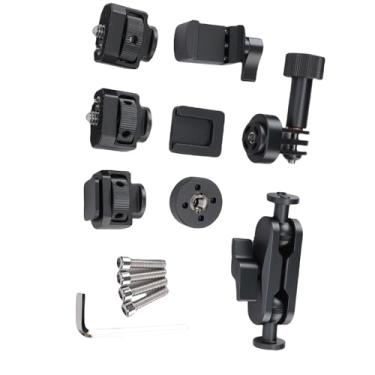 Imagem de Serounder Braço Mágico Articulado de Fricção Ajustável, Cabeças Esféricas Duplas de 17 Mm, Braço Articulado Anti-torção Com Parafusos de 1/4 '' e Braçadeira de Liberação Rápida,