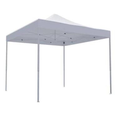 Imagem de Gazebo De Aco Importado Branco 3,2X3X3M Importado Polinesia