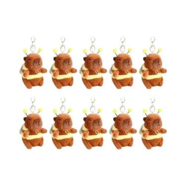Imagem de Pingente De Pelúcia De Capivara Em Estilo Cartoon Com Asas De Jitterbu