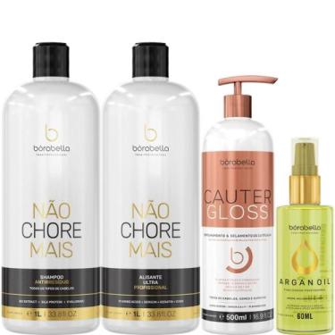 Imagem de Borabella Kit Não Chore 1L + Cauter 500ml + Argan 60ml