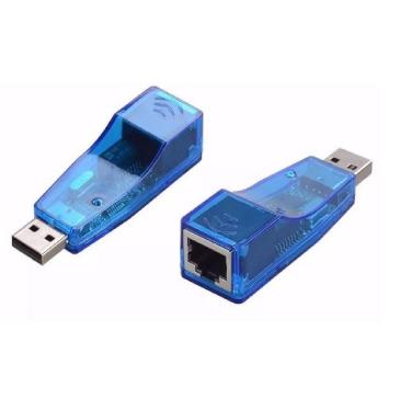 Imagem de Adaptador USB Lan Placa Rede Externa Rj45 Ethernet 10/100