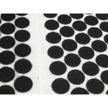 Imagem de Pontos autoadesivos Rena Chris 1000 unidades (500 pares) 1,5 cm pretos