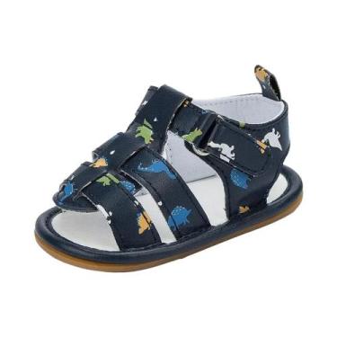 Imagem de Sandálias Para Bebês Meninos Com Solado De Borracha Antiderrapante, Ca