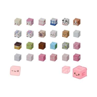 Imagem de Conjunto De Blocos Magnéticos Rosa Para Crianças, Brinquedo De Plantas