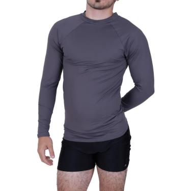Imagem de Camisa Proteção Solar UV 50+ Blusa Térmica Adulto Masculino Terra e Mar-Masculino