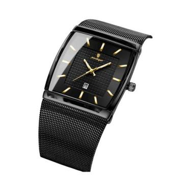 Imagem de Relógio De Quartzo Masculino POEDAGAR De Luxo À Prova d'Água Com Malha