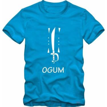 Imagem de Camiseta Ogum Orixá Tamanho Especial Plus Size G1 G2 G3 - Blackchic, A