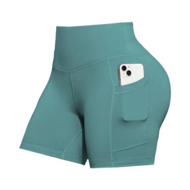 Imagem de Shorts Femininos De Ciclismo E Corrida Com Efeito Levanta Bumbum, Cor 