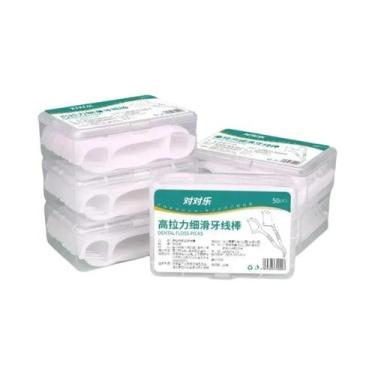 Imagem de Fio Dental Descartável Portátil Com Palito De Alta Resistência Para Cu