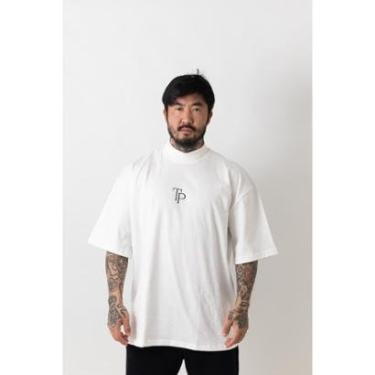 Imagem de Camiseta Oversized Gola Alta Classic Off White-Unissex