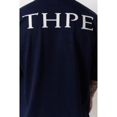 Imagem de Camiseta Oversized Gola Alta Classic Marinho-Unissex