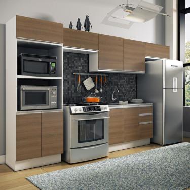 Imagem de Cozinha Completa Acordes Glamy Rustic Armário Balcão Madesa