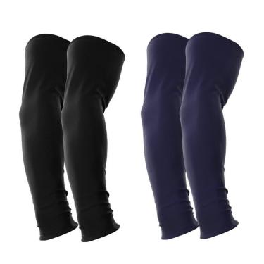 Imagem de Kit 2 Manguitos Proteção Solar Uv Vôlei Ciclismo Protetor Braço Moto-Masculino