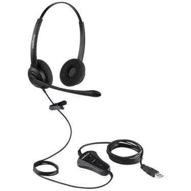 Imagem de Headset Biauricular Chs 60b Usb