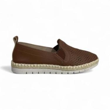 Imagem de Tênis Slip On Feminino Ultraconforto Modare Casual 7390.317 Avelã 39-Feminino