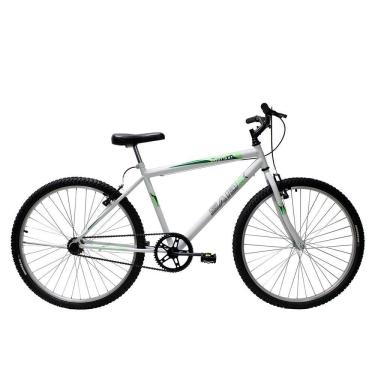Imagem de Bicicleta Aro 26 Masculina Mono Sem Marcha Saidx - Branca - Tu Branca