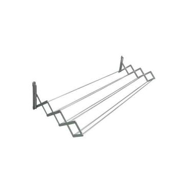 Imagem de Varal Roupa Sanfonado 80Cm Alumínio - MAHIL