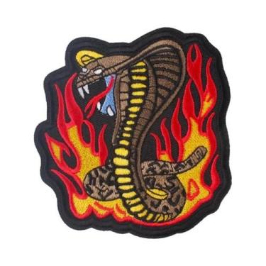 Imagem de Patch Bordado Estilo Punk Para Motocicleta, Termocolante Para Roupas, 