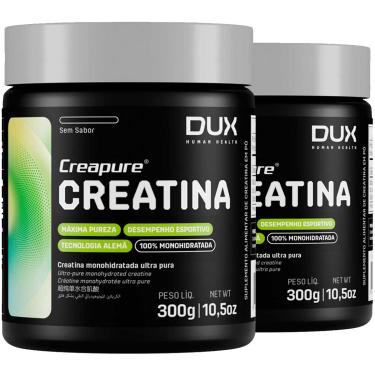 Imagem de 2x Creatina Monohidratada Creapure Dux 300g Sabor Sem Sabor