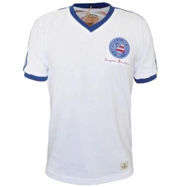 Imagem de Camisa Retrômania Bahia 1988 - Feminina, M, Branco