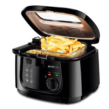 Imagem de Fritadeira Big Fry Ft-07 2.5L Preta 1500W 220V Preta 220V