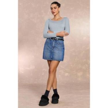 Imagem de SAIA JEANS DOCE TRAMA FEMININA REF:106046-Feminino