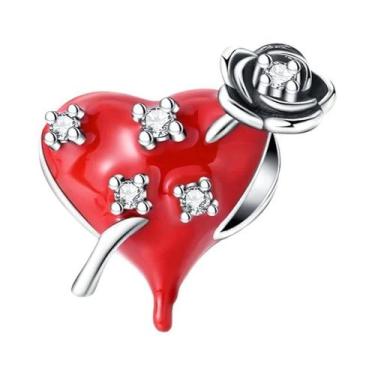 Imagem de Pingentes De Raposa Prateada, Coelho, Rosa, Robô, Castelo E Príncipe P