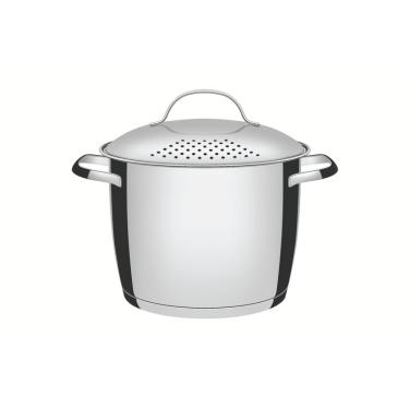Imagem de Espagueteira Tramontina Allegra Inox com Fundo Triplo 22cm 5,5L