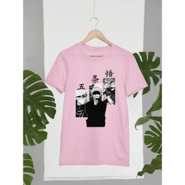 Imagem de Camiseta Camisa 100% Algodão 30.1 Estampa Jujútsu Satoru Kaisen Go jo 