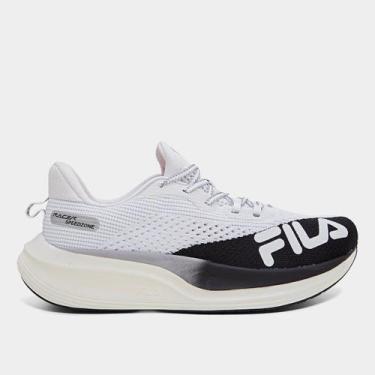 Imagem de Tênis Fila Racer Speedzone Feminino, Branco, Preto, 36