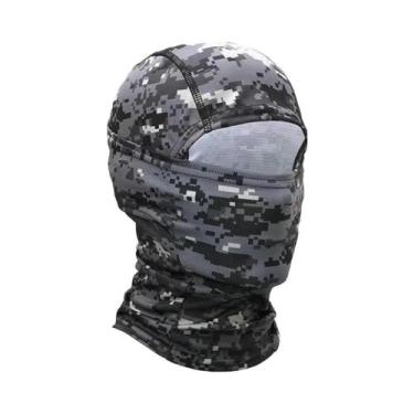 Imagem de Máscara Facial Completa Camuflada Unissex Com Proteção Solar, Respiráv