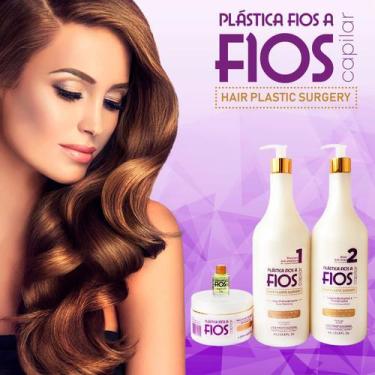 Imagem de Plástica Dos Fios Kit Progressiva 3x1l - Cadiveu