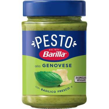 Imagem de Molho Pesto Manjericão Barilla Sem Gluten Vegetariano 190g
