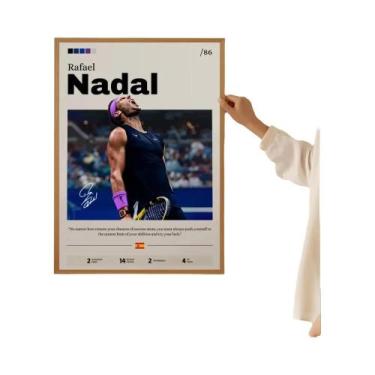 Imagem de Pôster De Estrelas Do Tênis McEnroe Medvedev Wawrinka, Arte De Parede,